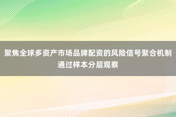 聚焦全球多资产市场品牌配资的风险信号聚合机制通过样本分层观察